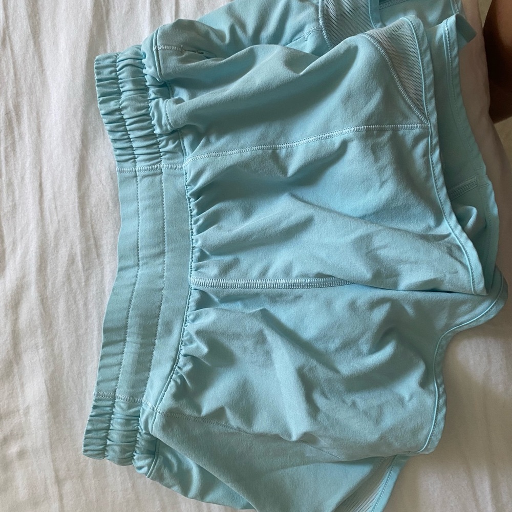 Aqua Blue lululemon shorts